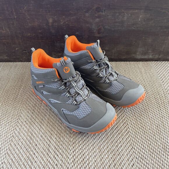 Merrell Other - Men's MERRELL Chameleon 7 MK262177 Gray Orange Hiking Boots Size 7M J21-61594